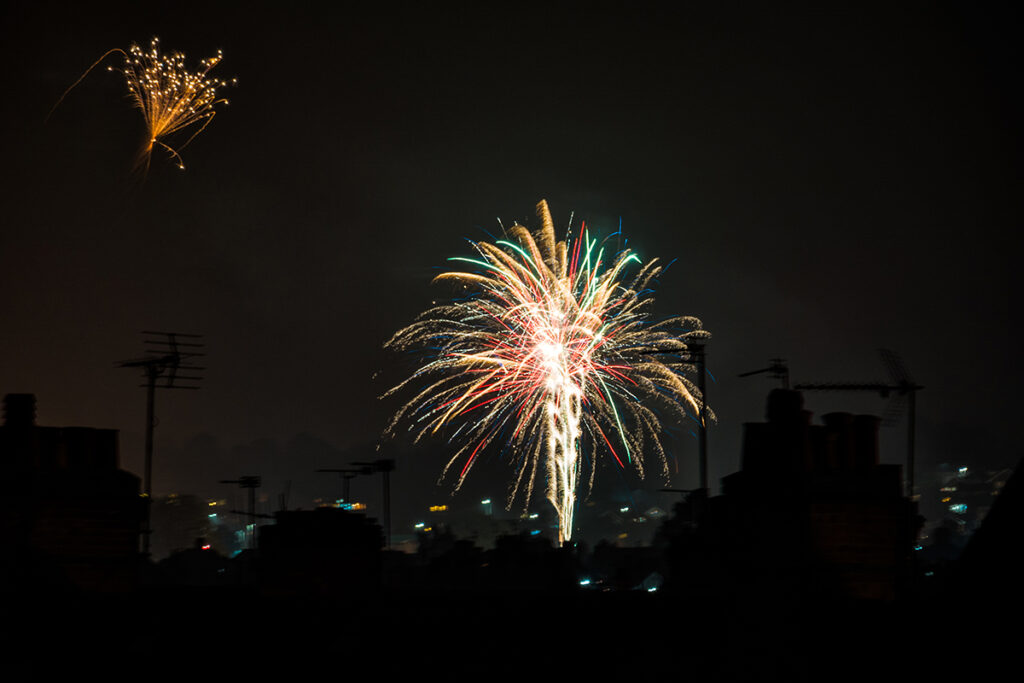 Fireworks in Leicestershire