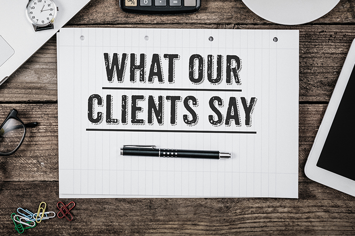 What our clients say